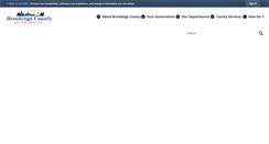 Desktop Screenshot of brookingscountysd.gov