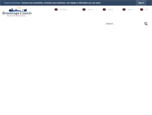 Tablet Screenshot of brookingscountysd.gov